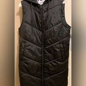 Zella long puffer vest XS